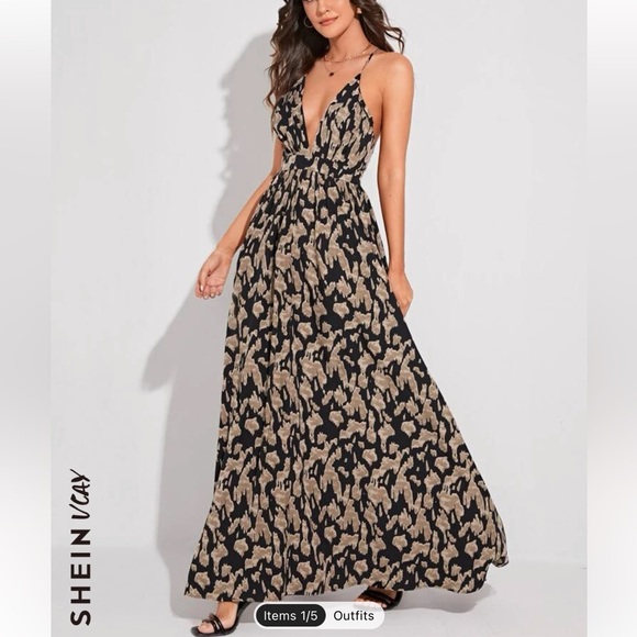 SHEIN Dresses & Skirts - NWOT | Maxi Print Dress